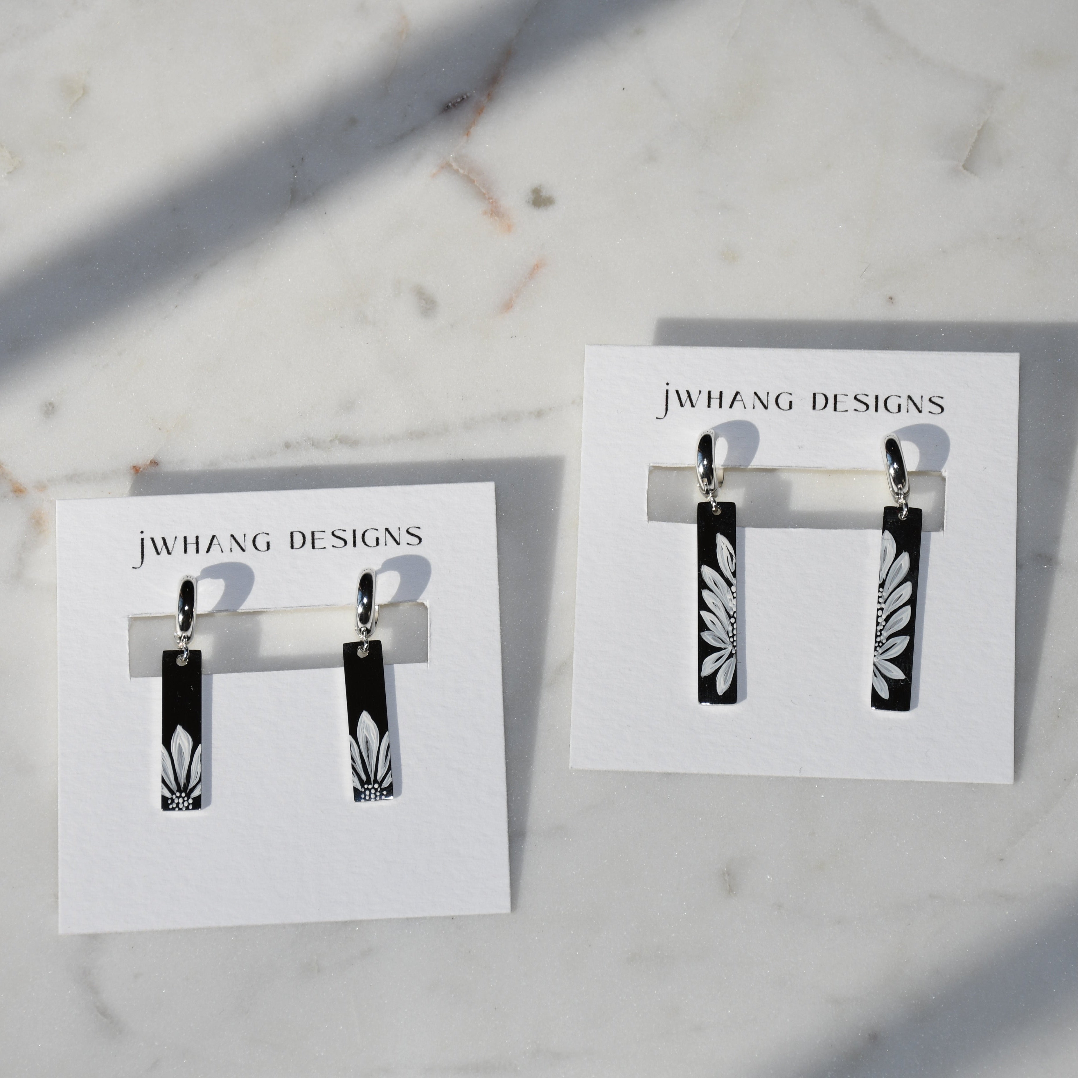Stainless Steel Hand-Painted Bar Hoops