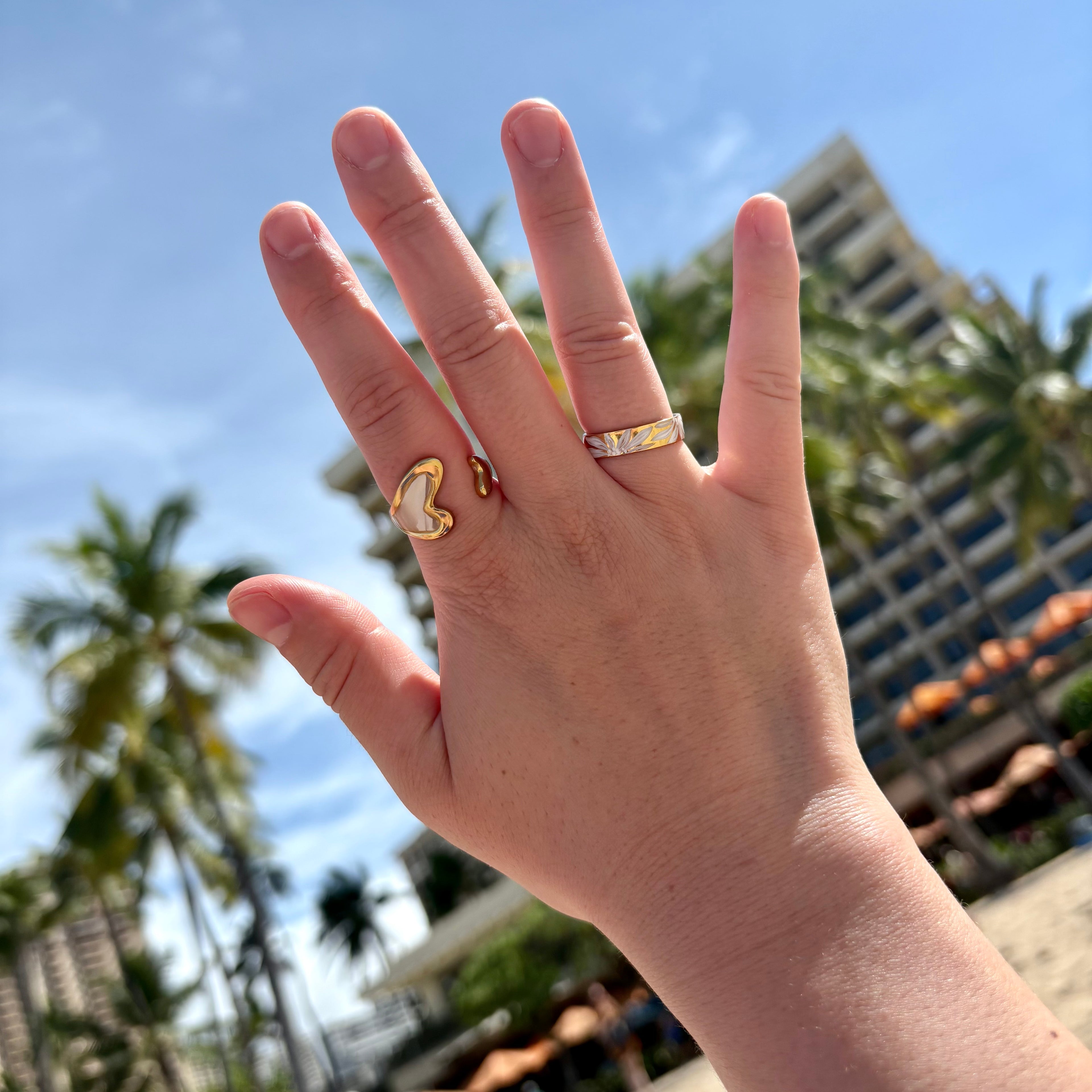 ✨UPDATED✨ Adjustable Clay Heart Ring