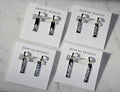 Stainless Steel Hand-Painted Bar Hoops