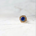Four Point Gold Vintage Marble Ring